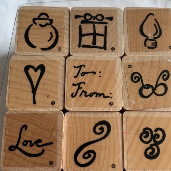 Christmas Set mini stamps - Picture 4 of 10